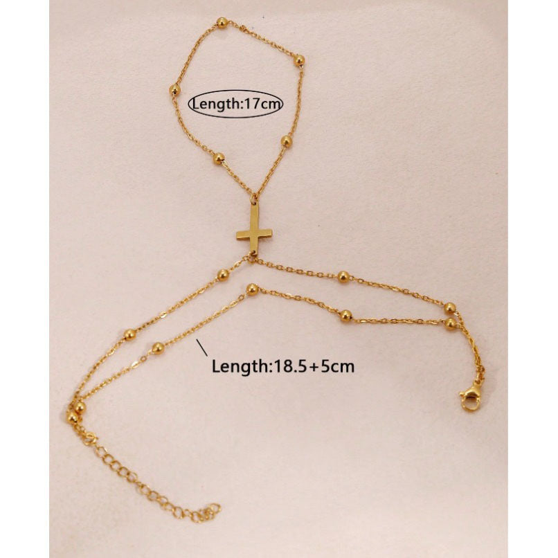 Elegant Cross Bracelet by Stornfield