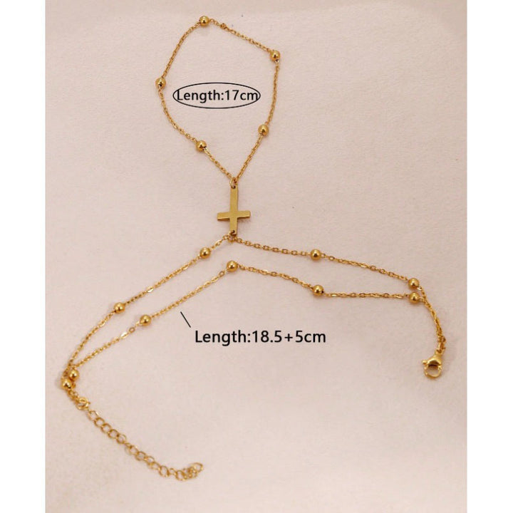 Elegant Cross Bracelet by Stornfield