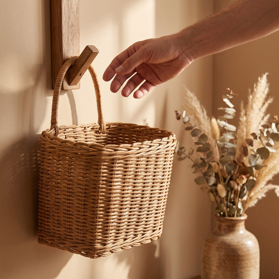 Wall basket with practical storage system Stornfield