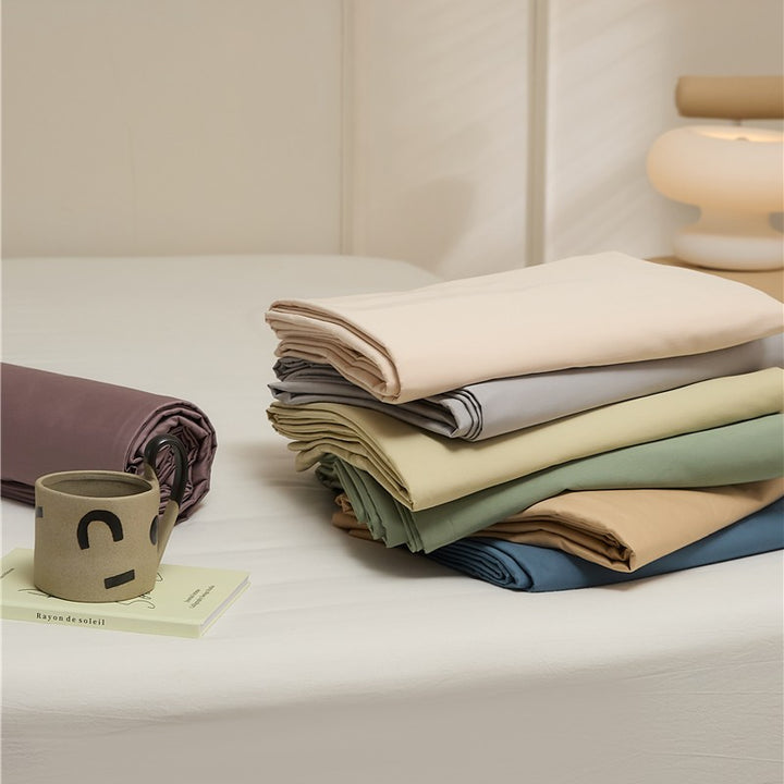 Cotton Renforcé Duvet Cover with Soft Touch Finish and Hidden Zipper