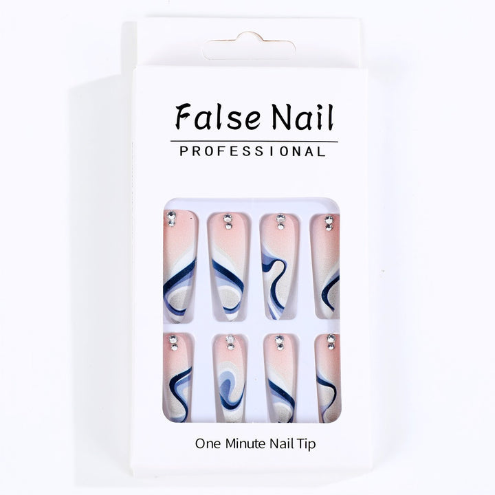 Professional artificial nails with elegant designs Stornfield