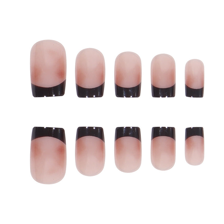 Elegant Ombre French Tip Press-On Nails Stornfield