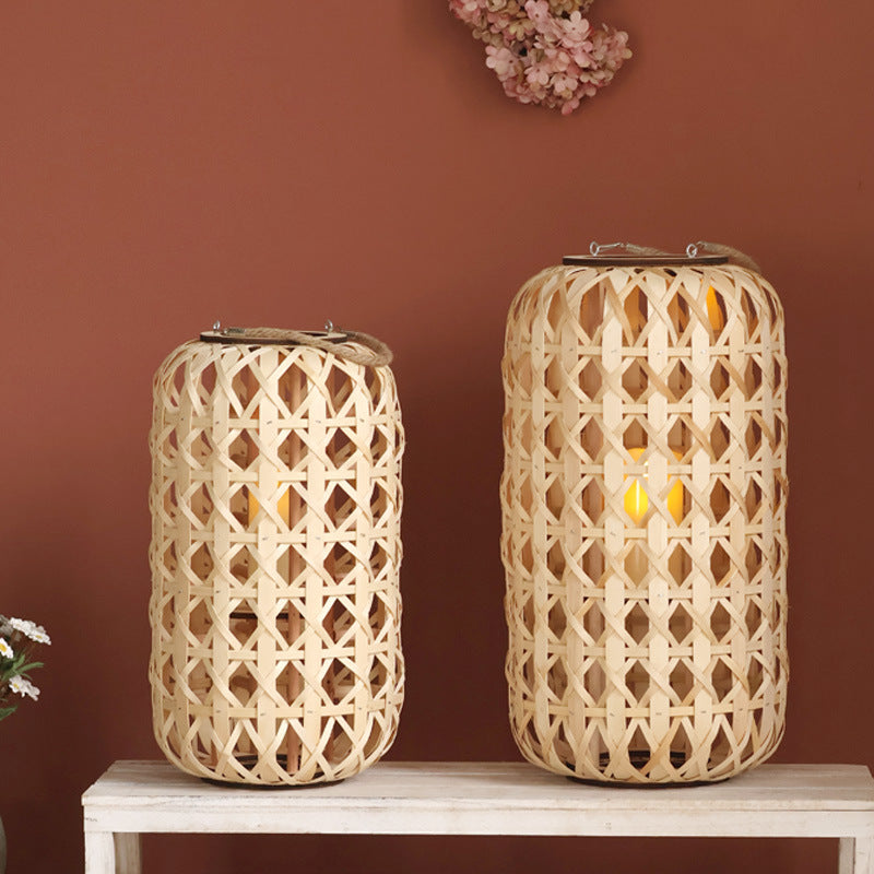 Handcrafted lantern in natural design Stornfield