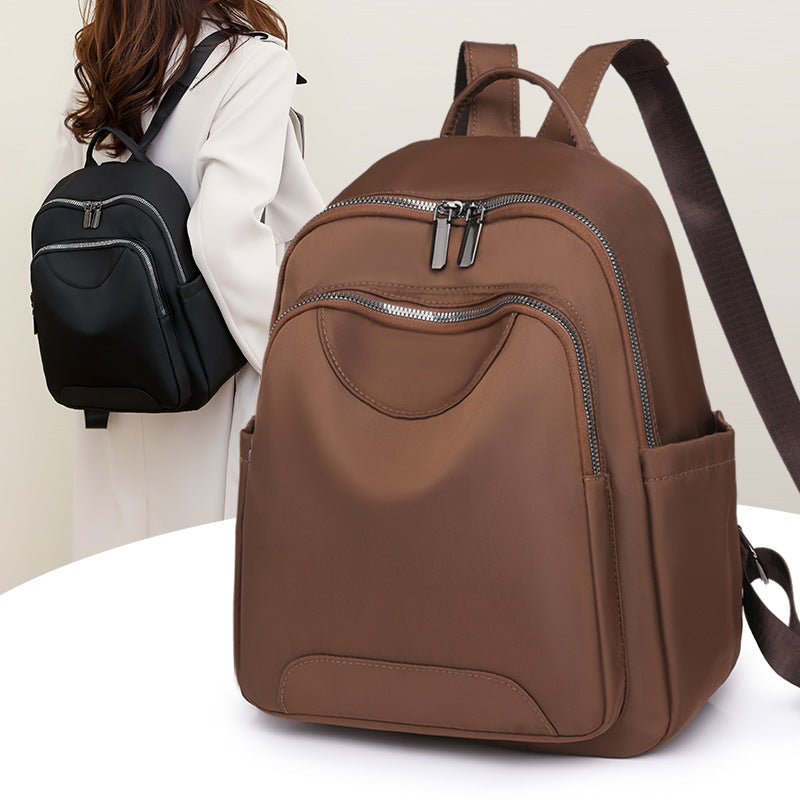 Sleek Minimalist Zip-Front Backpack Stornfield