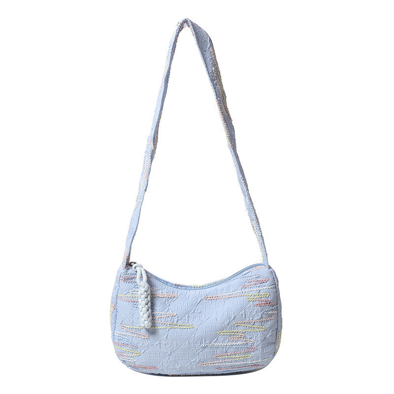 WoTextured Fabric Shoulder Bag Stornfield