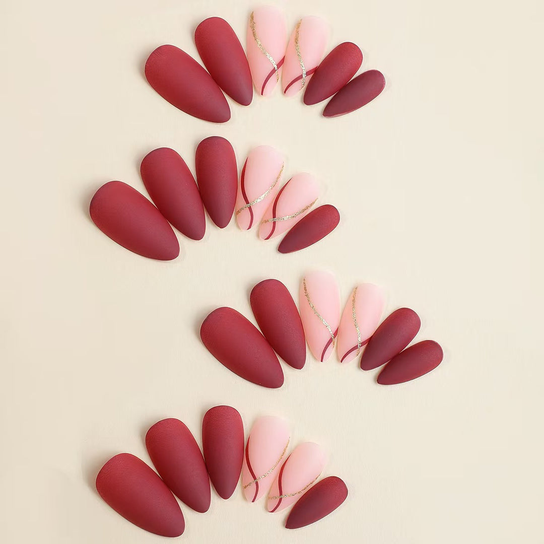 Elegant Stiletto Press-On Nail Set Stornfield