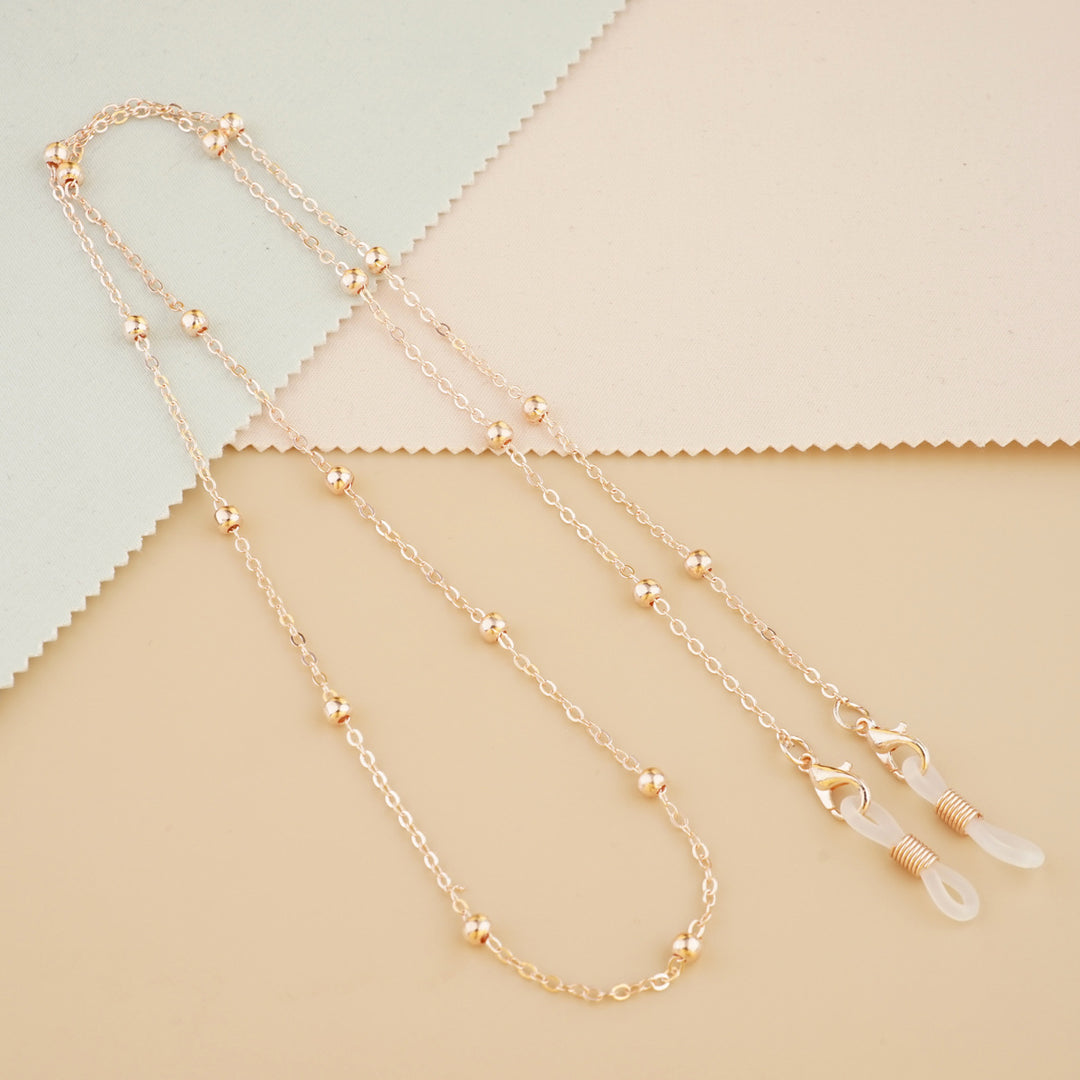 Silver Bead Decorative Eyewear Holder Chain Stornfield