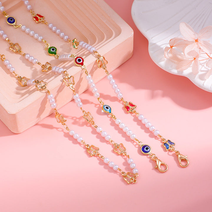 Decorative Pearl and Butterfly Eyewear Chain Stornfield