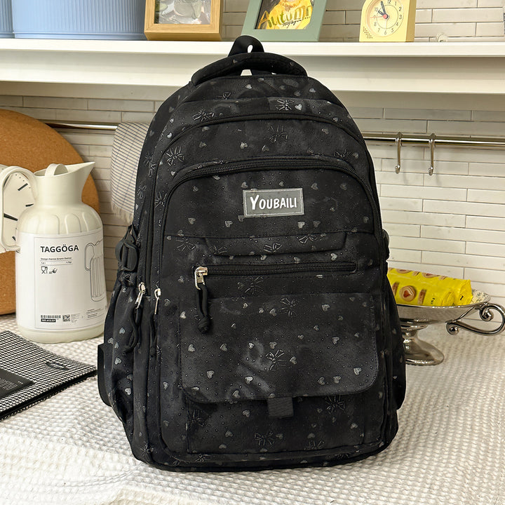 Charming Floral Print Backpack Stornfield