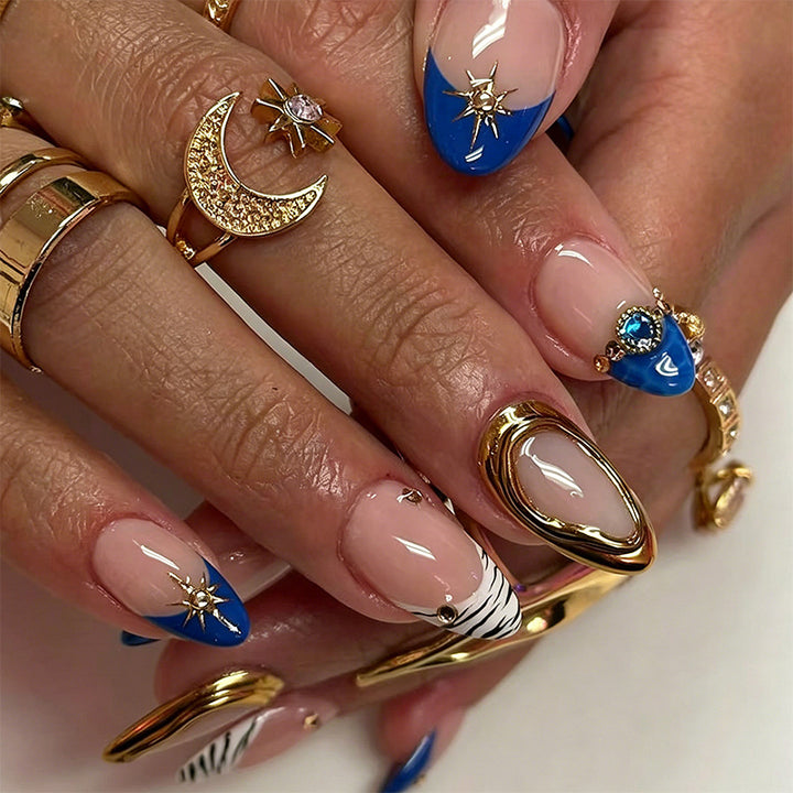 Artistic art nails with elegant accents Stornfield