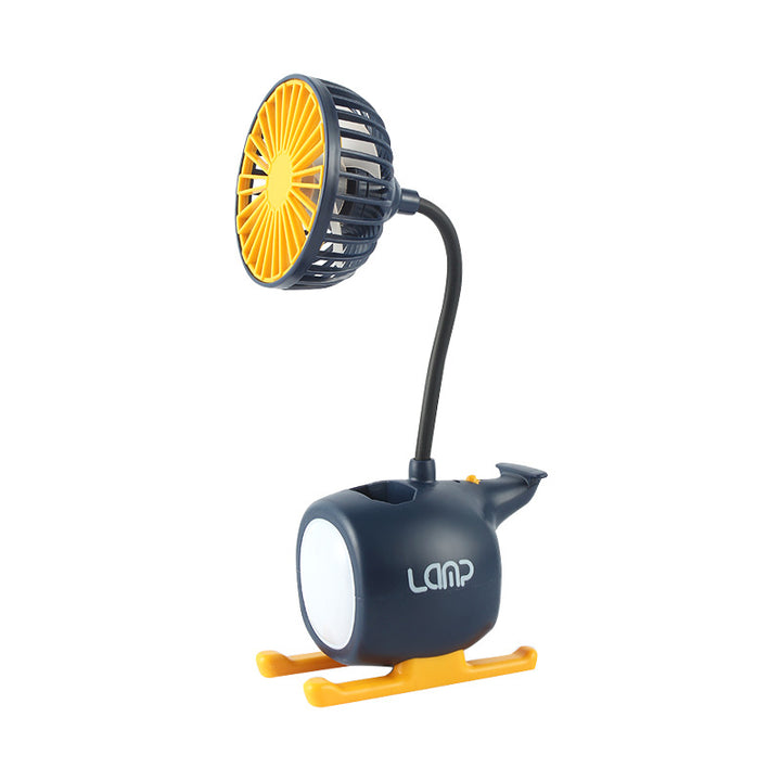Women's multifunctional USB desk lamp with fan Stornfield