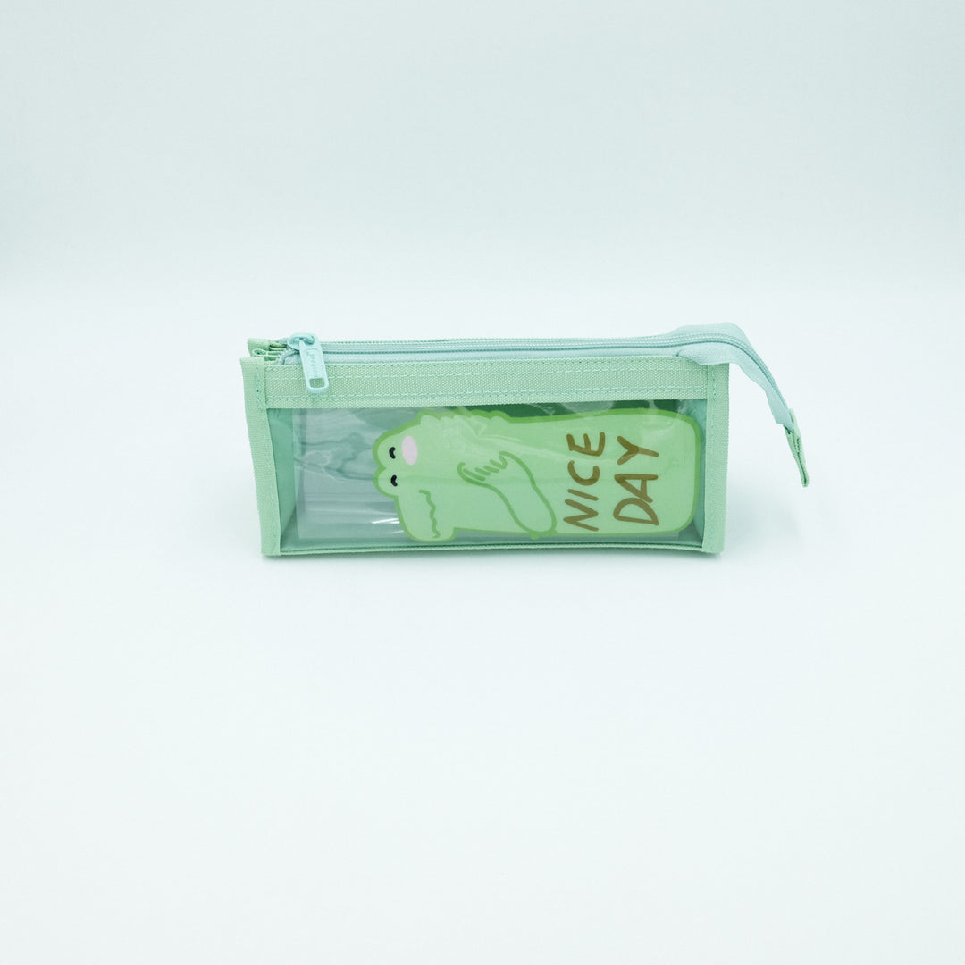 Creative Cartoon Zippered Pencil Case