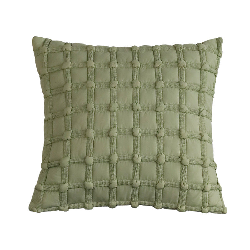 Decorative pillow with floral tree design