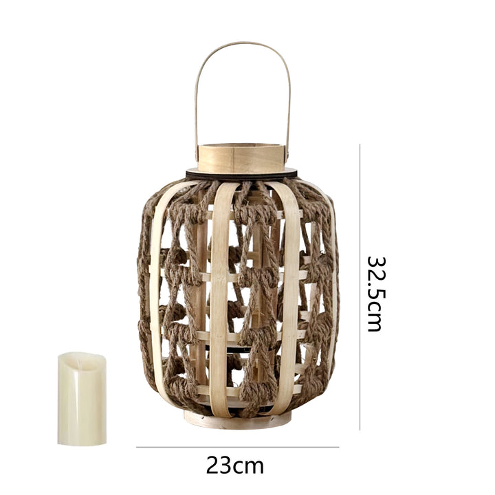 Decorative Rattan Lantern Stornfield