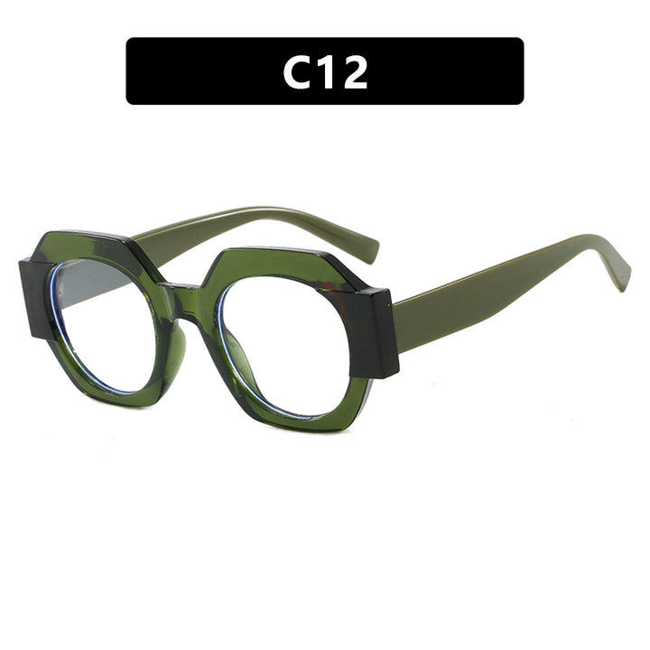 Ladies trendy sunglasses in hexagonal design Stornfield