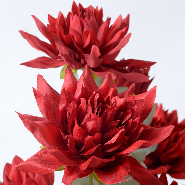 Artificial Dahlia Floral Stem