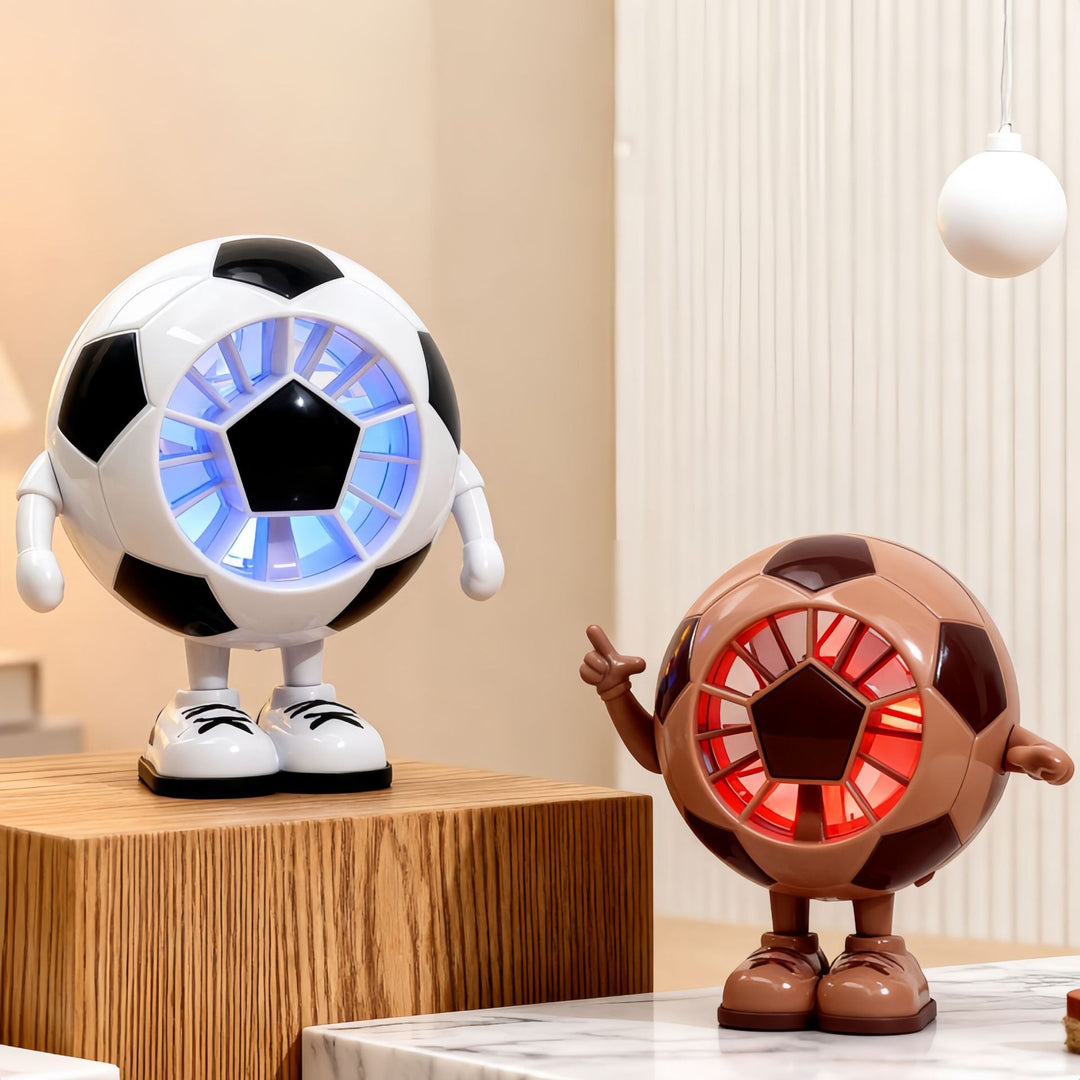 Ladies portable USB mini fan in creative soccer design Stornfield