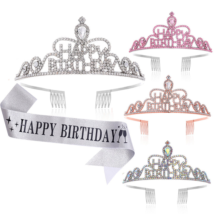Women Funkenkrone with "Happy Birthday" lettering Stornfield
