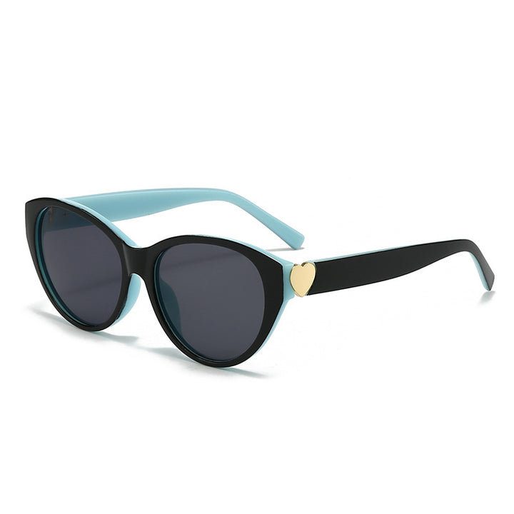 Women Cat-Eye Sunglasses with Heart Design Stornfield