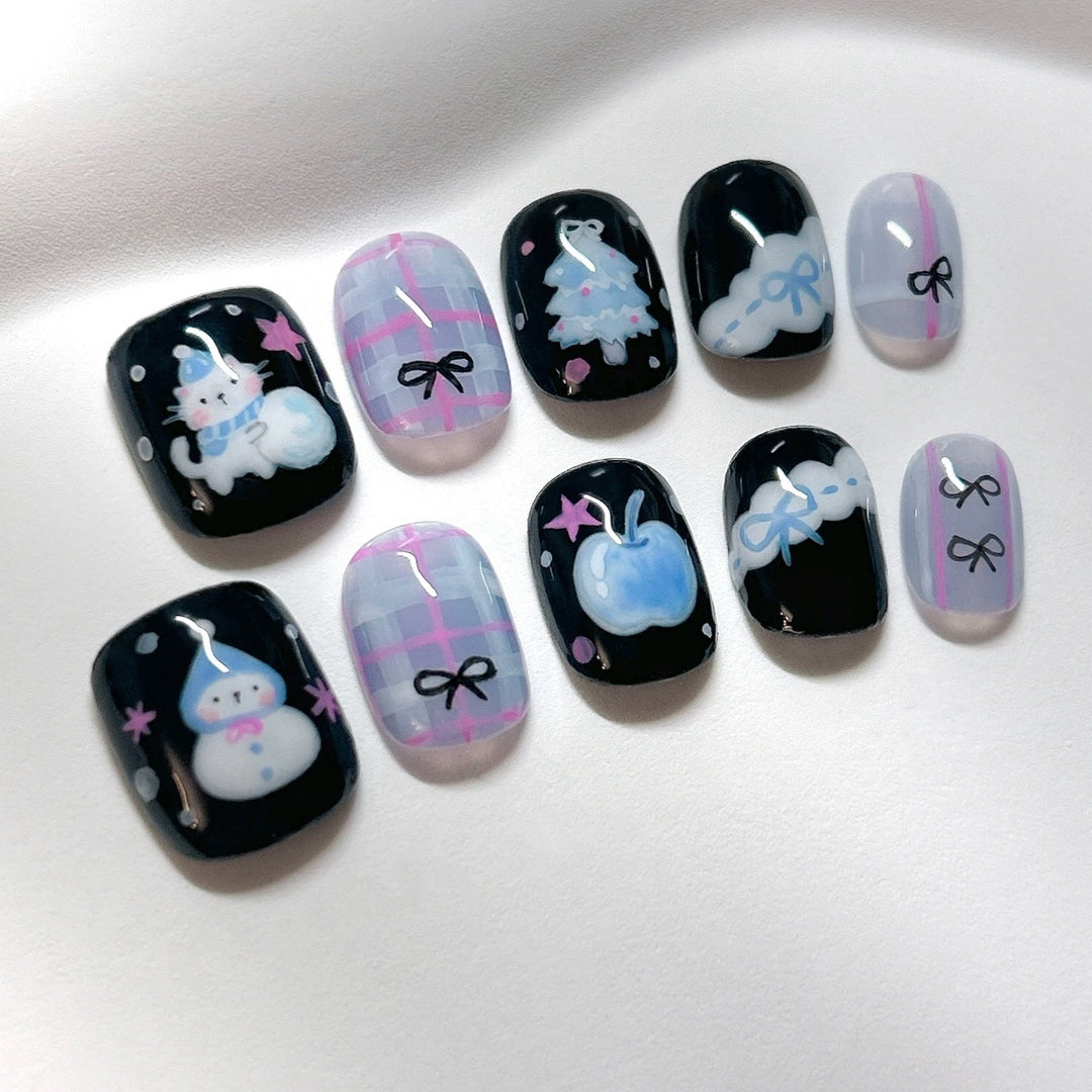 Themed Press-On Nail Art Kit