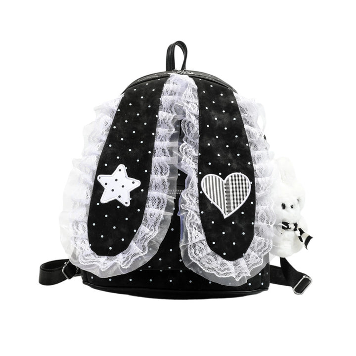 Cute Bunny-Ear Plush Backpack Stornfield