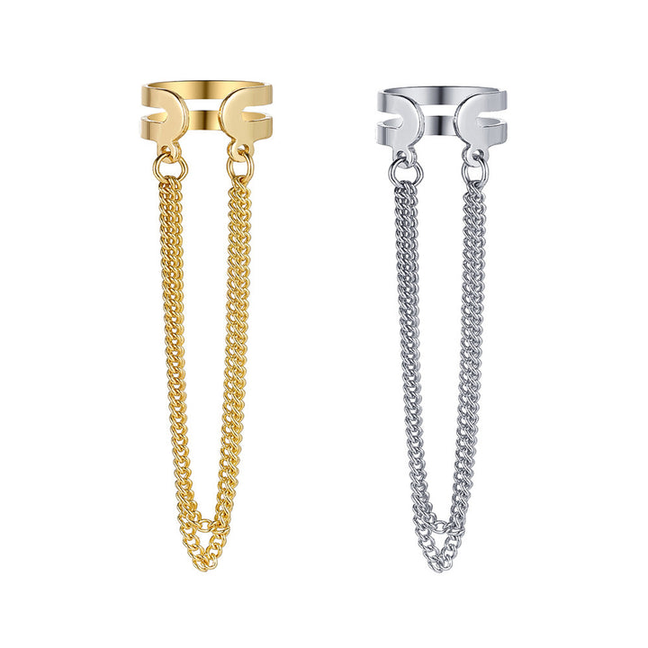Fashionable chain ring with removable chains from Stornfield