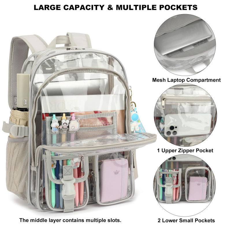 Transparent Multifunctional Backpack Bag Stornfield