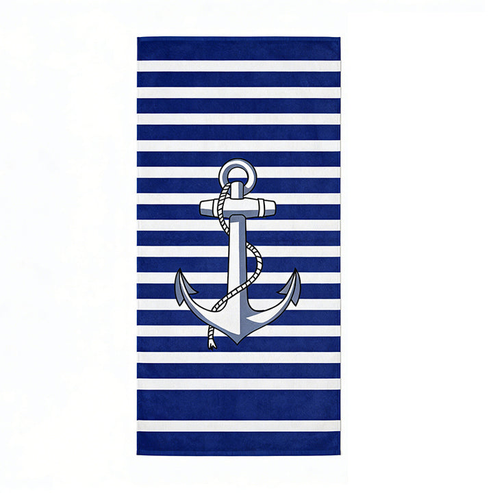 Beach towel with tropical flamingo pattern Stornfield