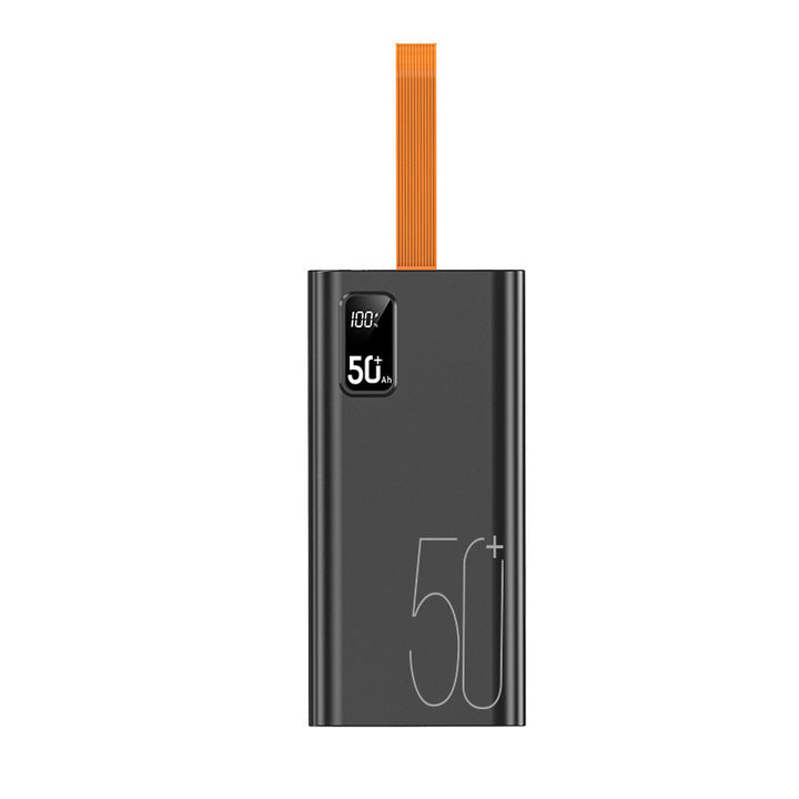 Portable Multi-Slot Power Bank with Digital Charging Status Indicator Stornfield
