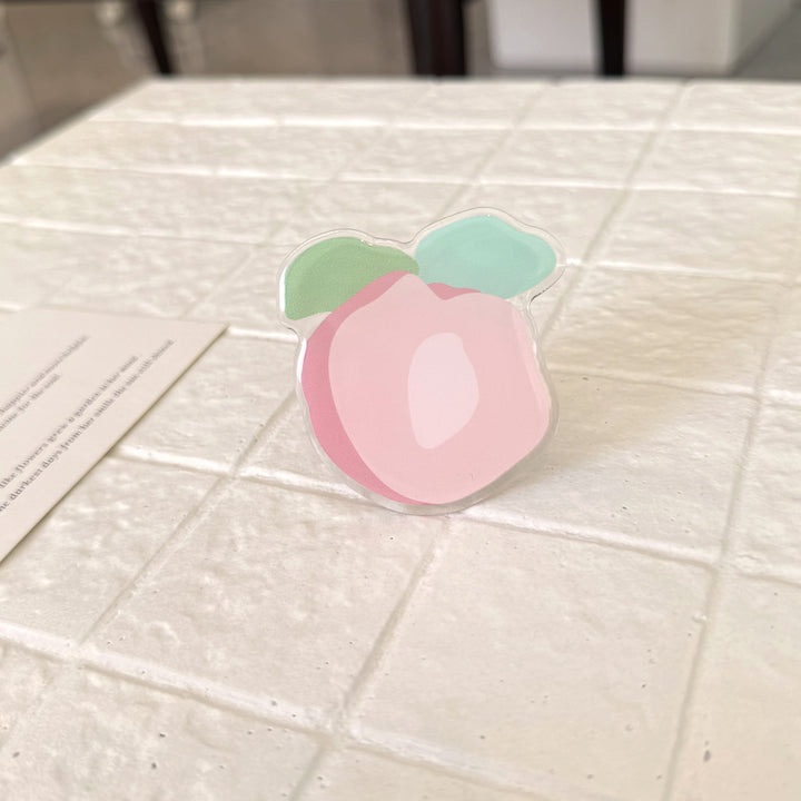 Original coaster in peach-shaped design Stornfield