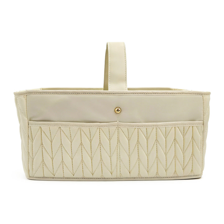 Quilted tote bag with practical compartments Stornfield