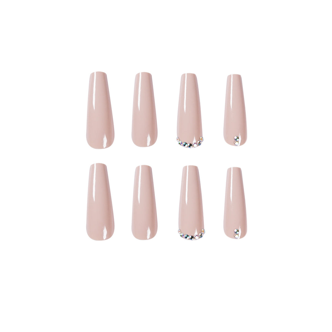 Elegant fake nails with glitter accents Stornfield