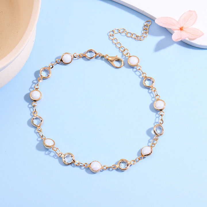 Decorative Gemstone Anklet Stornfield