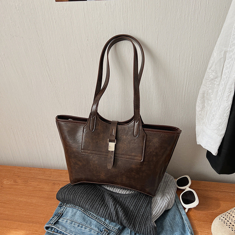 Sophisticated Leather Tote Bag