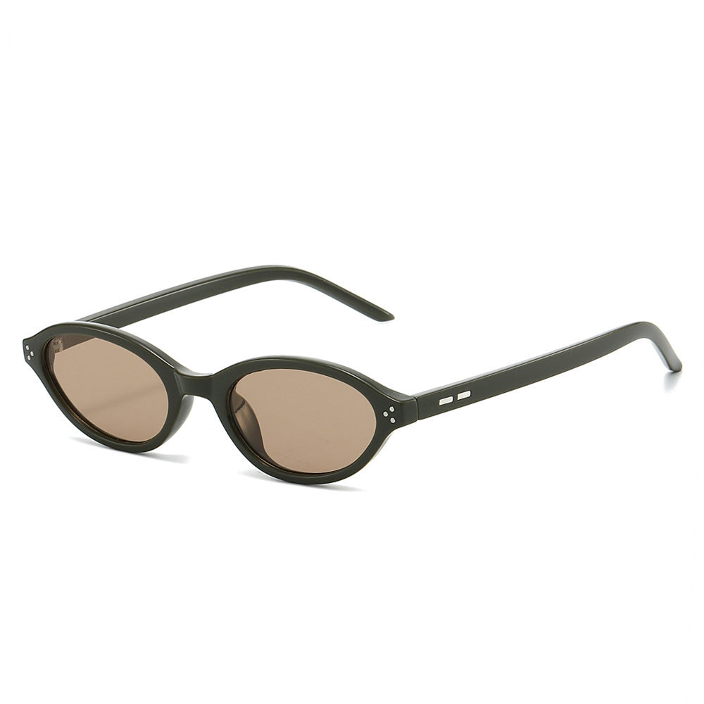 Retro-Inspired Oval Frame Sunglasses Stornfield 1787812534