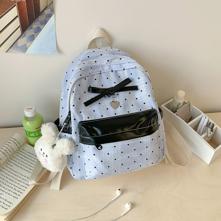 Polka Dot Patterned Mini Backpack Stornfield