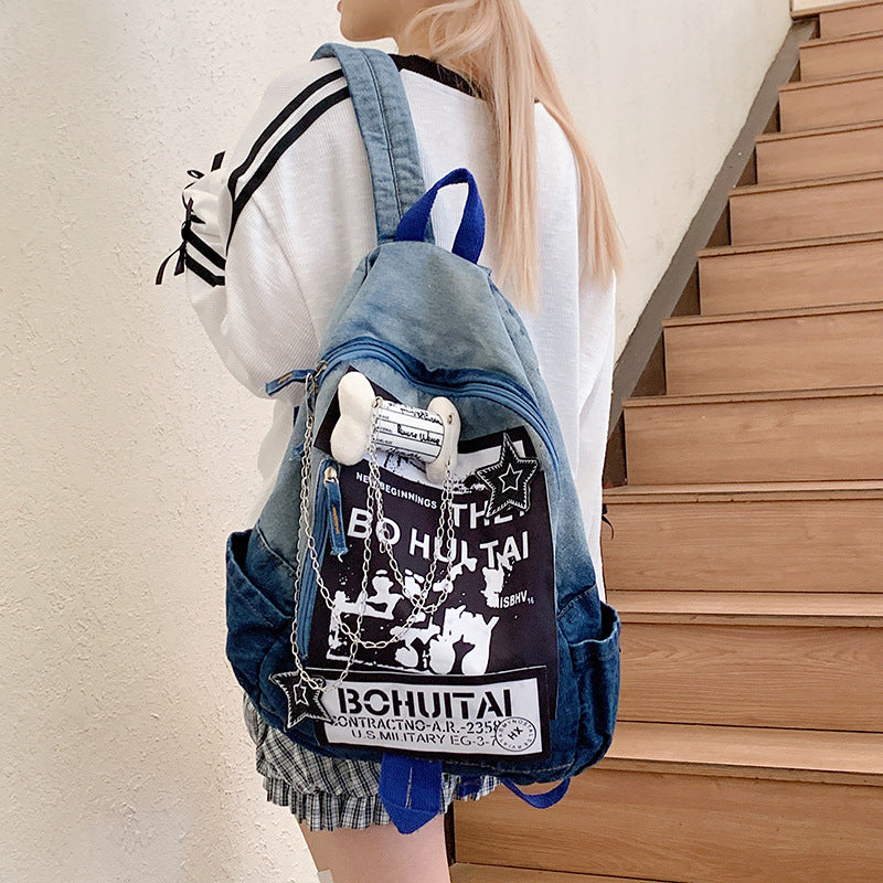 Casual Graphic Print School Backpack Stornfield