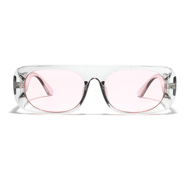 Women’s fashion sunglasses with transparent and geometric frame Stornfield