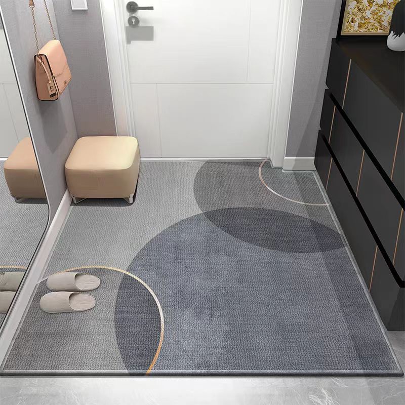 Geometric Patterned Non-Slip Entrance Mat
