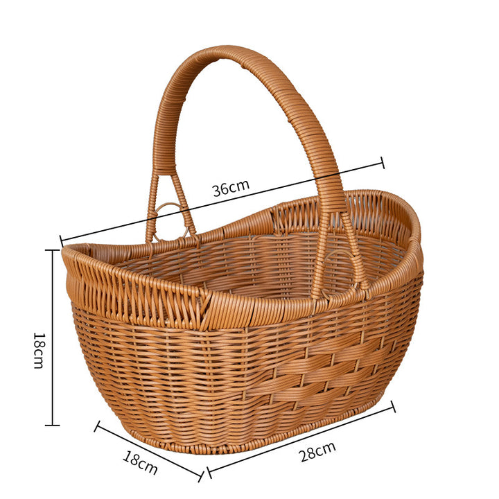 Handwoven Decorative Picnic Basket Stornfield