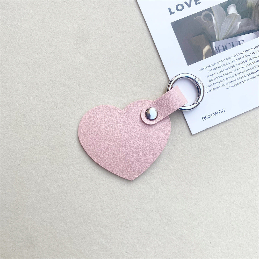 Leather Heart-Shaped Keychain Stornfield