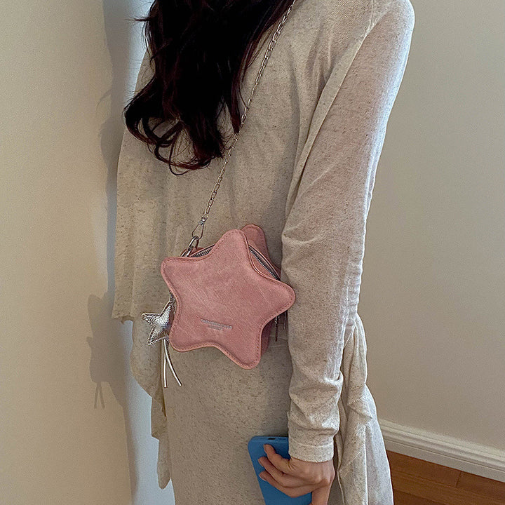 Star-Shaped Mini Crossbody Bag