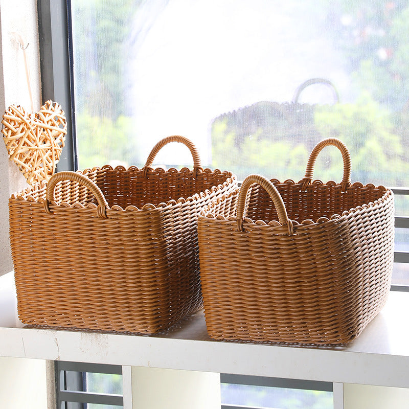 Unisex Braided Storage Basket with Practical Handle Stornfield