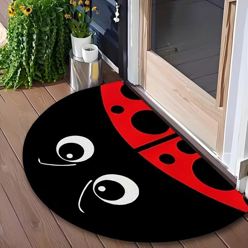 Decorative Ladybug Welcome Mat