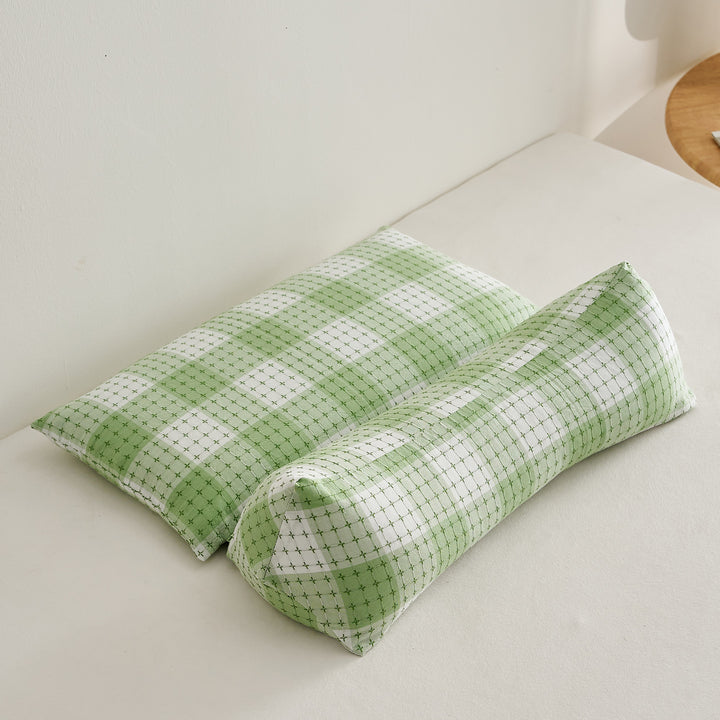 Ergonomic Pillow Set with Creative Grid Design Stornfield