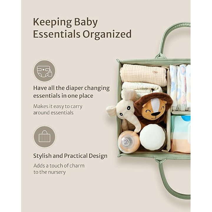 Versatile storage basket with compartments and charming animal motif Stornfield