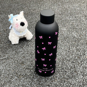 Ladies insulated drinking bottle with elegant floral design Stornfield