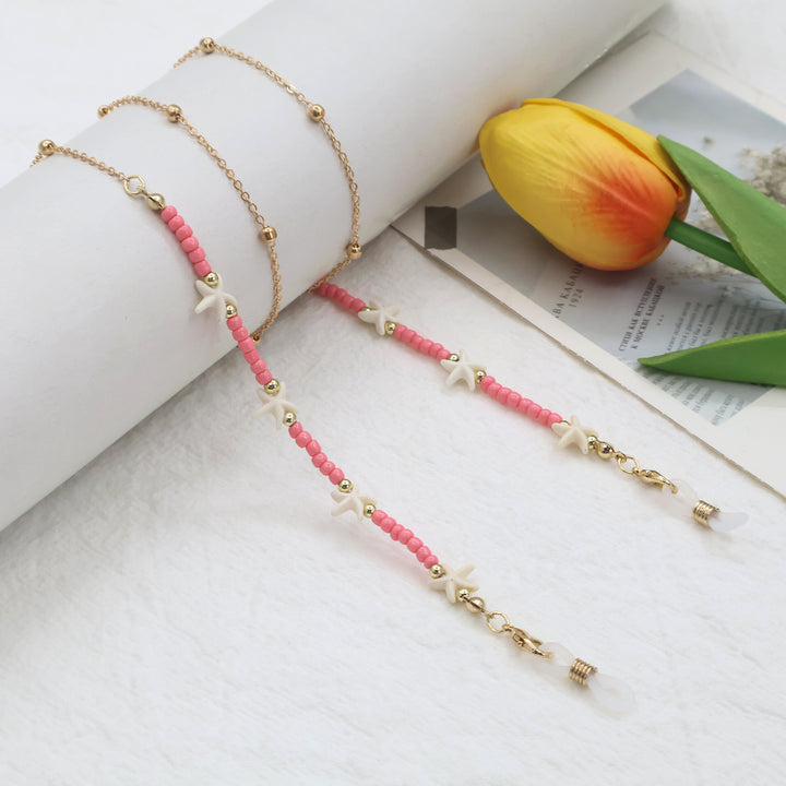 Beach-Inspired Beaded Eyewear Chain Stornfield