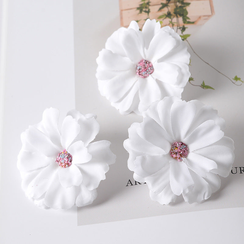 Elegant Fabric Flower Hair Clip