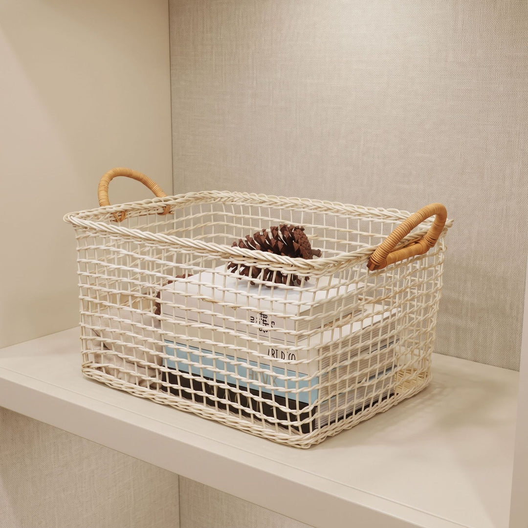Practical storage basket with braided design Stornfield